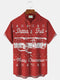 Men's Christmas Funny Graphic Short Sleeve Hawaiian Shirt